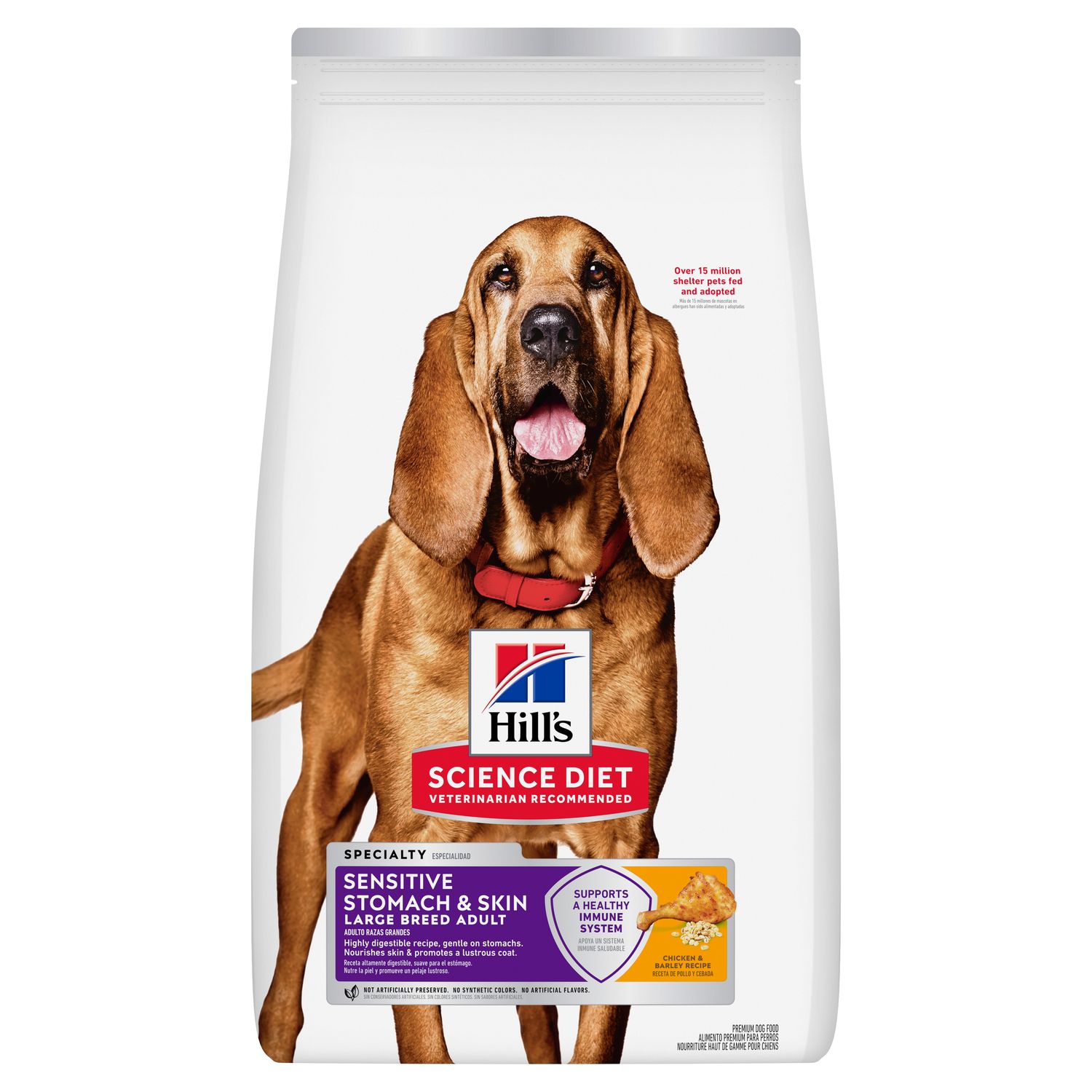 Adult Sensitive Stomach & Skin Large Breed Chicken & Barley Recipe Dog Food