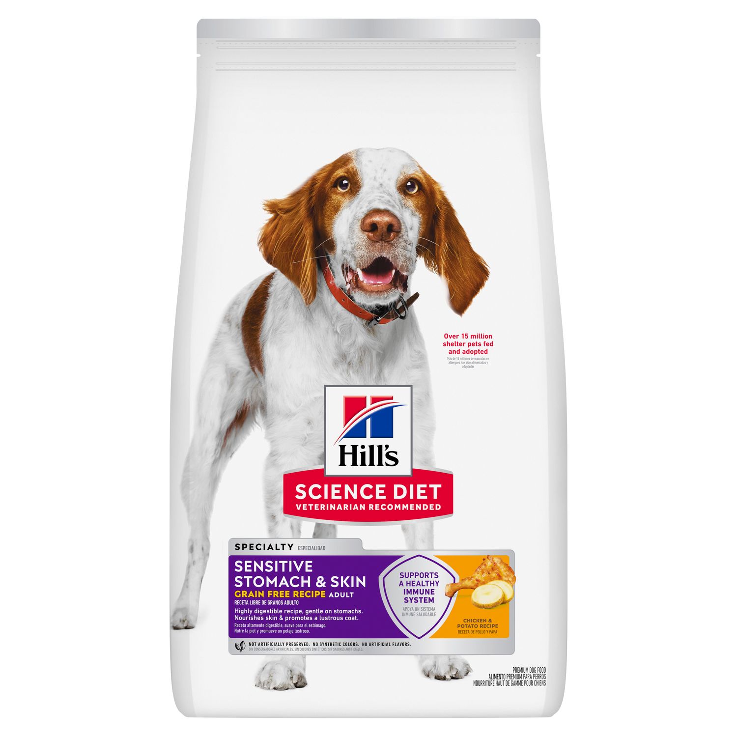 Adult Sensitive Stomach & Skin Grain Free Chicken & Potato Recipe Dog Food