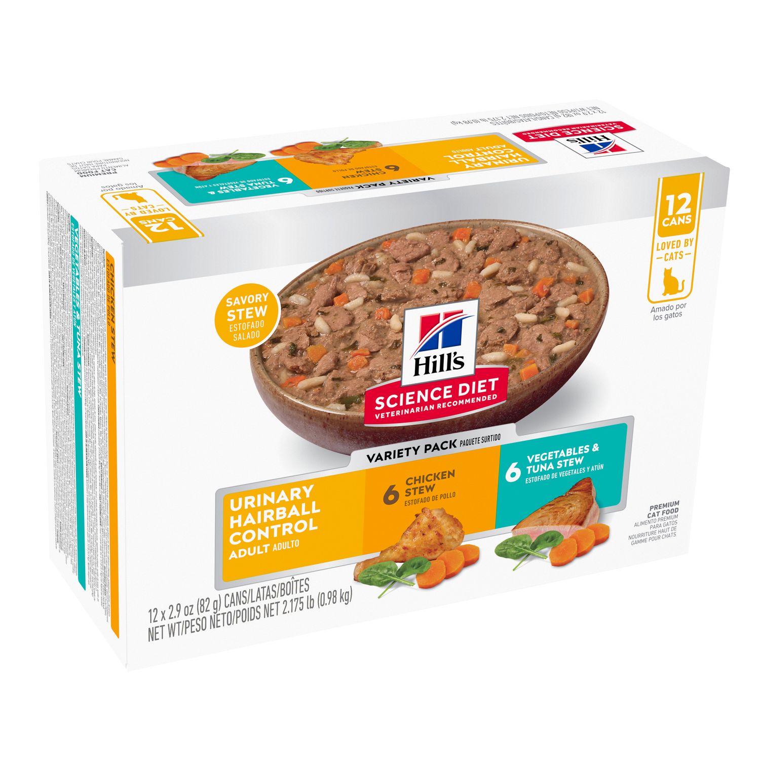 Adult Urinary & Hairball Control Cat Food